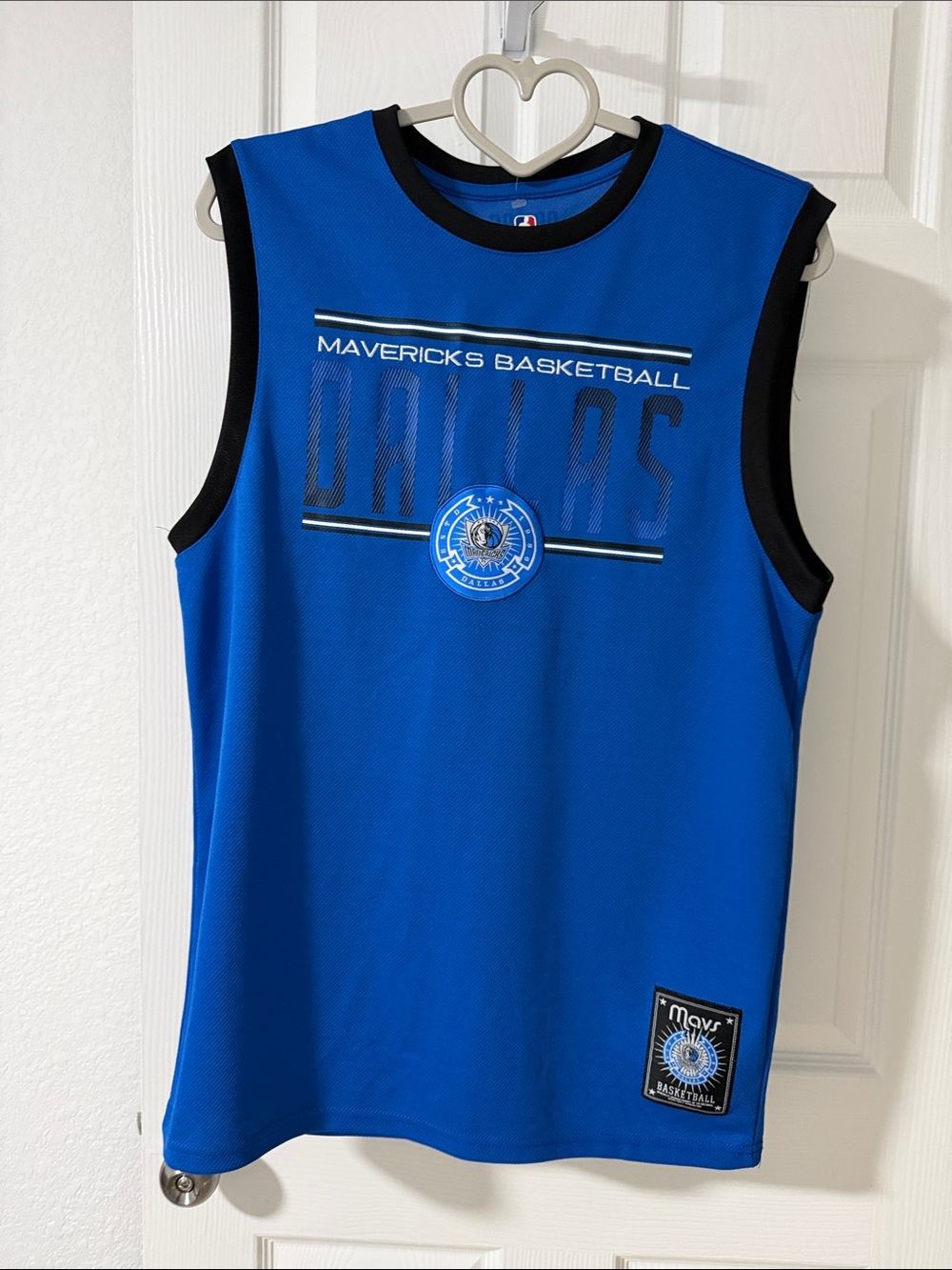 Dallas Mavericks Doncic Sleeveless Basketball Top - Blue